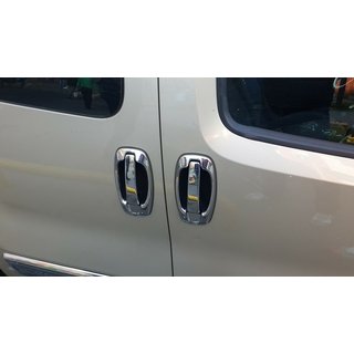 Krom til dørhåndtag og omkringliggende rammer (rustfrit stål, 8 dele) Fiat Fiorino/Qubo 2008–2024 foto 4
