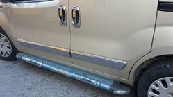 Peugeot Bipper 2008–2017 Dørlister (4 stk., rustfrit stål) Carmos - Tyrkisk stål foto 3