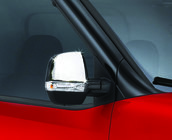 Fiat Doblo II 2010–2022 Spejlkapper i rustfrit stål (2 stk.) Carmos - Tyrkisk stål foto 3