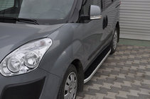 Fiat Doblo II 2010–2022 Sidetrin Fullmond (2 stk., aluminium) foto 3