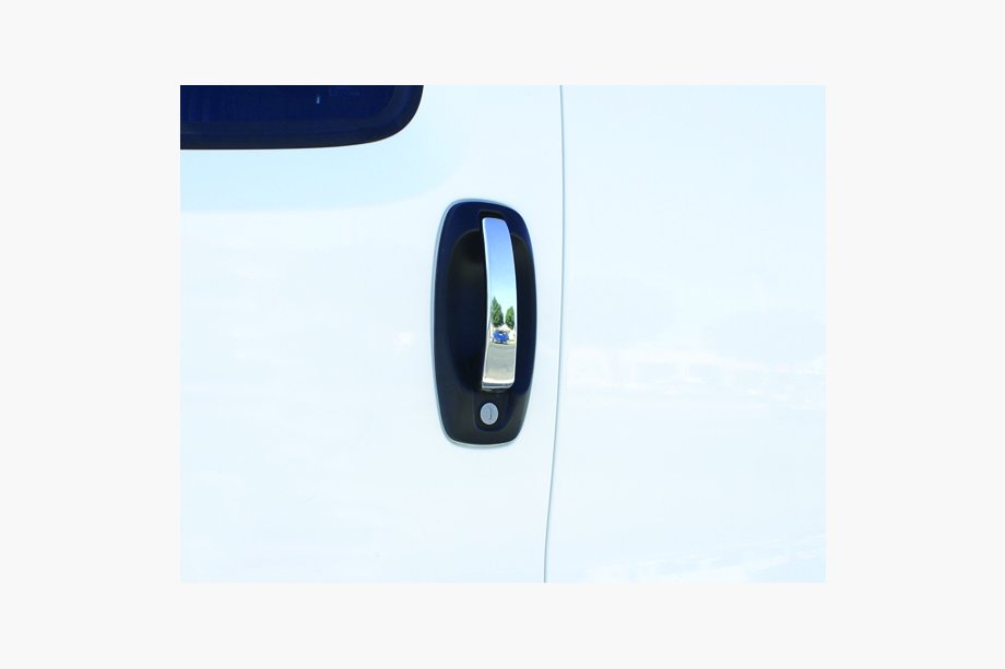 Opel Combo 2012–2018 Dørgrebsdæksler (4 stk., rustfrit stål) OmsaLine - italiensk rustfrit stål Image
