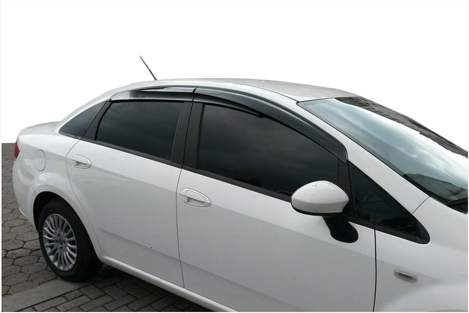 Fiat Linea 2006–2018 Vindafvisere til vinduer (4 stk., Sunplex Sport) Image