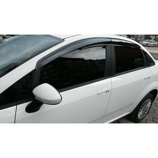 Vindafvisere til vinduer (4 stk., Sunplex Sport) Fiat Linea 2006–2018 foto 2