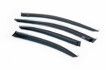 Mercedes E-klasse W213 2016–2023 Vindafvisere med kromliste SD (4 stk., HIC) foto 1