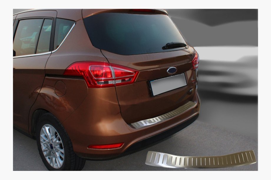 Ford B-Max 2012–2017 OmsaLine bagkofangerbeskytter (rustfrit stål) Image