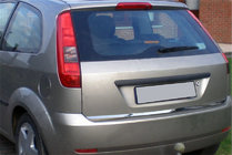 Ford Fiesta 2002–2008 Kantliste til bagklap i rustfrit stål Carmos - Tyrkisk stål foto 1