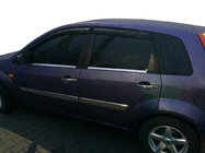 Ford Fiesta 2002–2008 Udvendige vindueslister (4 stk., rustfrit stål) Carmos - Tyrkisk stål foto 3