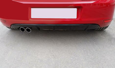 Volkswagen Golf 7/E-Golf 2012–2020 Indsats til bagdiffuser (ABS, sort) foto 1