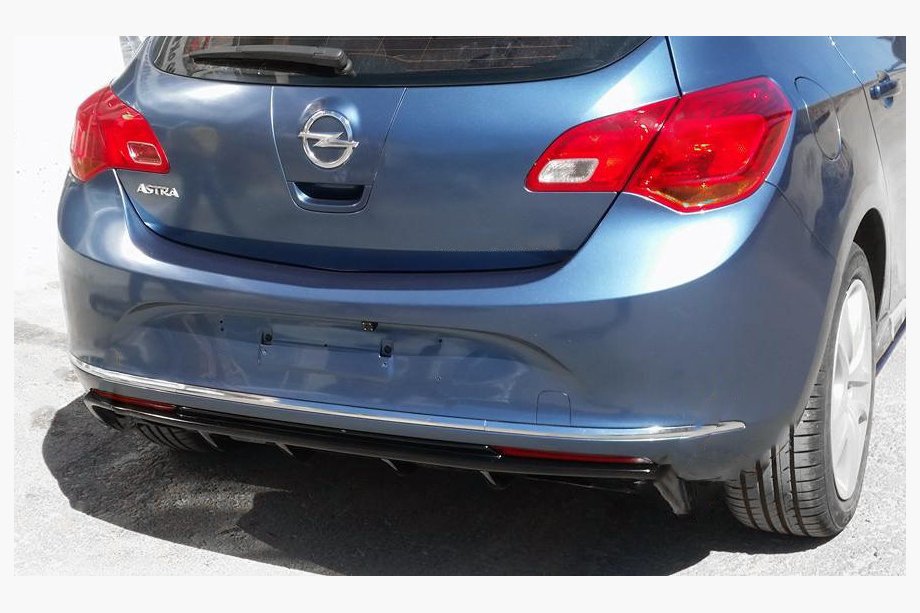 Opel Astra J 2009–2015 Cover til bagdiffuser (til lakering) Image