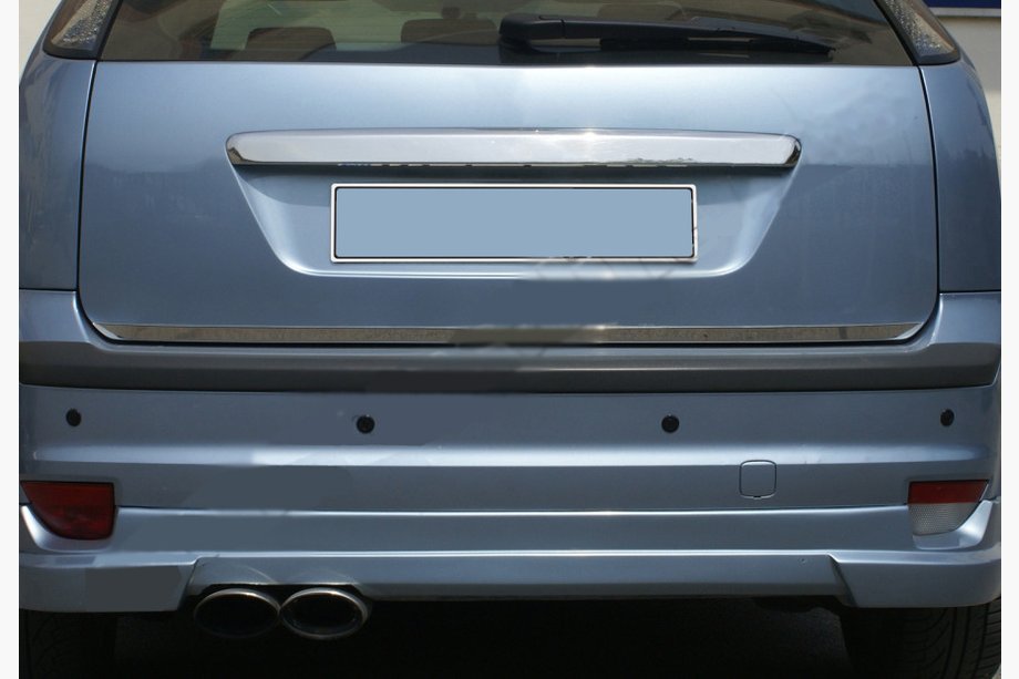 Ford Focus II 2008–2011 Bagklapskantliste (HB, rustfrit stål) Image