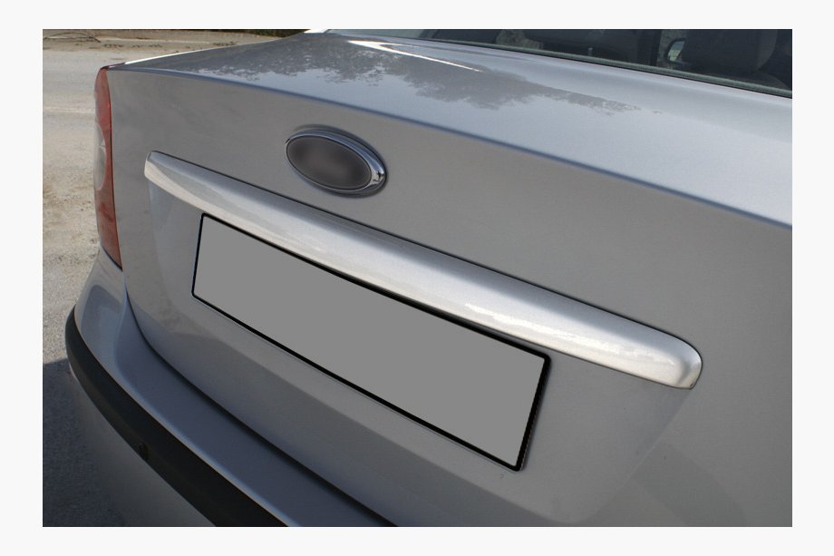 Ford Focus II 2005–2008 Bagklapliste (Sedan, rustfrit stål) Carmos - Tyrkisk stål Image