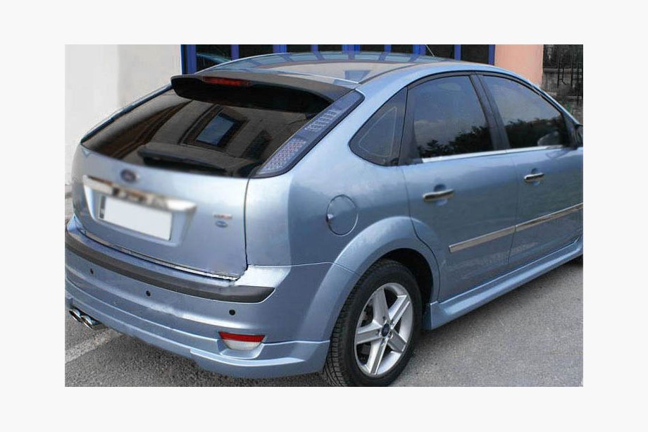 Ford Focus II 2005–2008 Bagklapskantliste (HB, rustfrit stål) Image