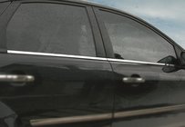 Ford Focus II 2005–2008 Udvendige vindueslister i rustfrit stål (4 stk.) foto 1