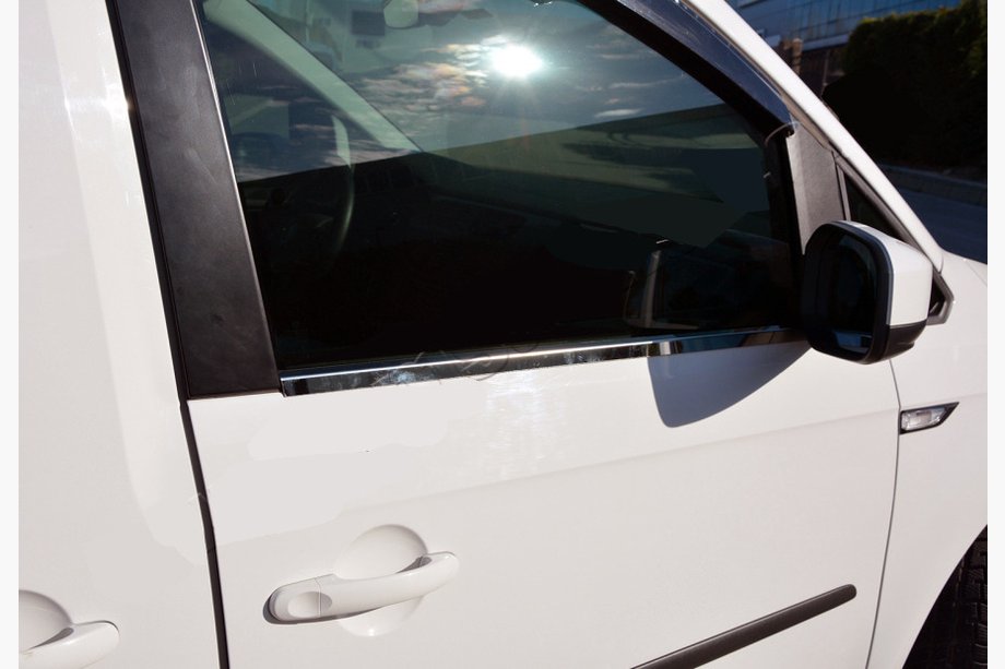 Volkswagen Caddy 2015–2020 Vindueslister (2 stk., rustfrit stål) Image