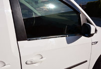 Volkswagen Caddy 2015–2020 Vindueslister (2 stk., rustfrit stål) foto 1