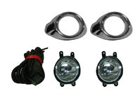 Ford Focus III 2011–2017 Tågelygter (2011-2015, halogen) Kromring foto 1
