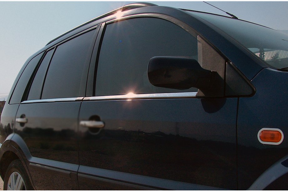 Ford Fusion 2002–2012 Udvendige vindueslister (4 stk., rustfrit stål) OmsaLine - italiensk rustfrit stål Image