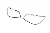 BMW 5-serie E60/E61 2003–2010 Stoplygte-kromcovers (2 stk., plast) foto 2