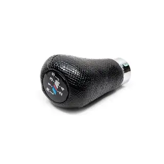 OEM gearknop (kunstlæder, sort krokodille)