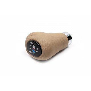 OEM gearknop (kunstlæder, beige glat) foto 1