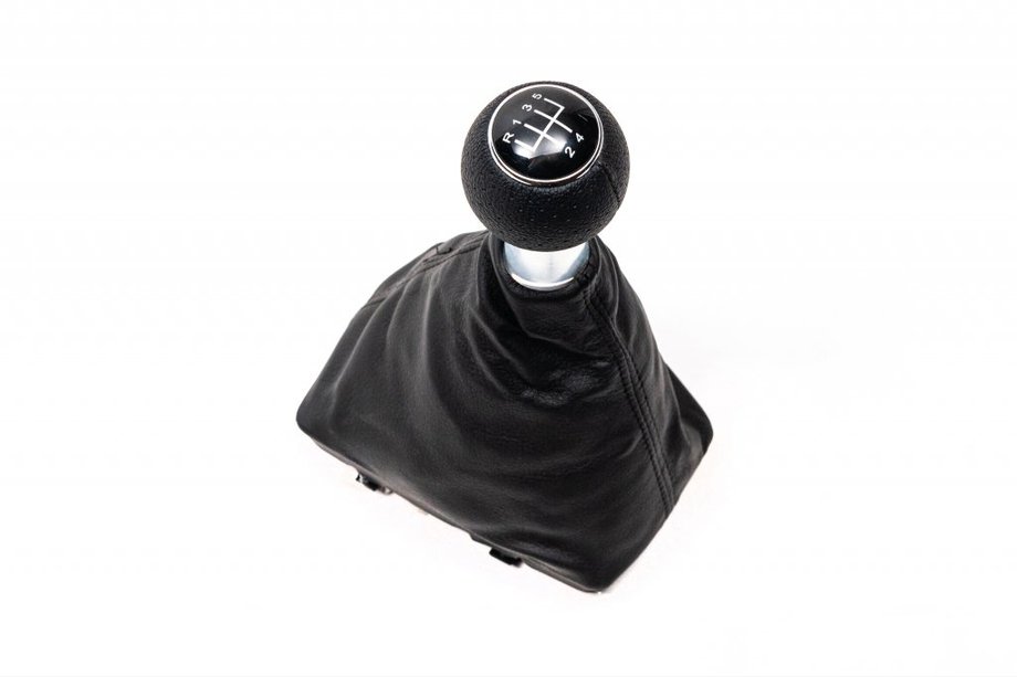 Audi A4 B8 2007–2015 Gearknop + gearmanchet (kunstlæder) 5 gear Image