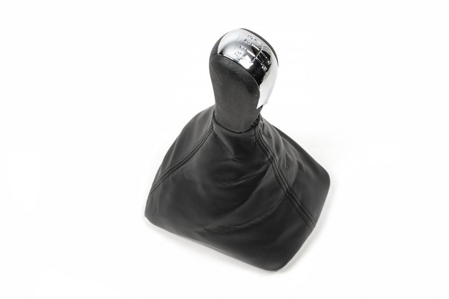 Skoda Octavia II A5 2010–2013 Gearknop og manchet til gearstang (kromindsats, 6-trins) Image