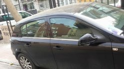 Opel Astra H 2004–2013 Udvendige rudekantslister i rustfrit stål foto 2