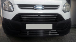 Ford Custom 2013–2022 Hel nedre grill 2013-2018 (rustfrit stål) foto 1