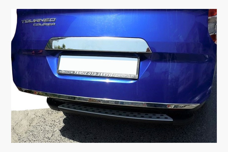 Ford Courier 2014–2023 Bagklapskantliste (rustfrit stål) Image