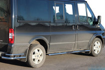 Ford Transit 2000–2014 Siderør BB002 (2 stk., rustfrit stål) 70 mm, L1 (kort) foto 1
