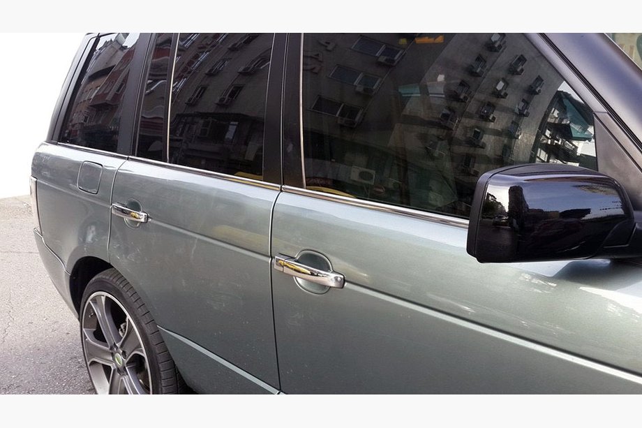 Range Rover III L322 2002–2012 Vindueslister (6 stk., rustfrit stål) Image