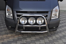 Ford Transit 2000–2014 Bullbar WT018 (2006-2014, rustfrit stål) foto 1