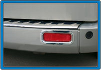 Ford Custom 2013–2022 Kromrammer til bagreflekser (2 stk., rustfrit stål) OmsaLine - italiensk rustfrit stål foto 1