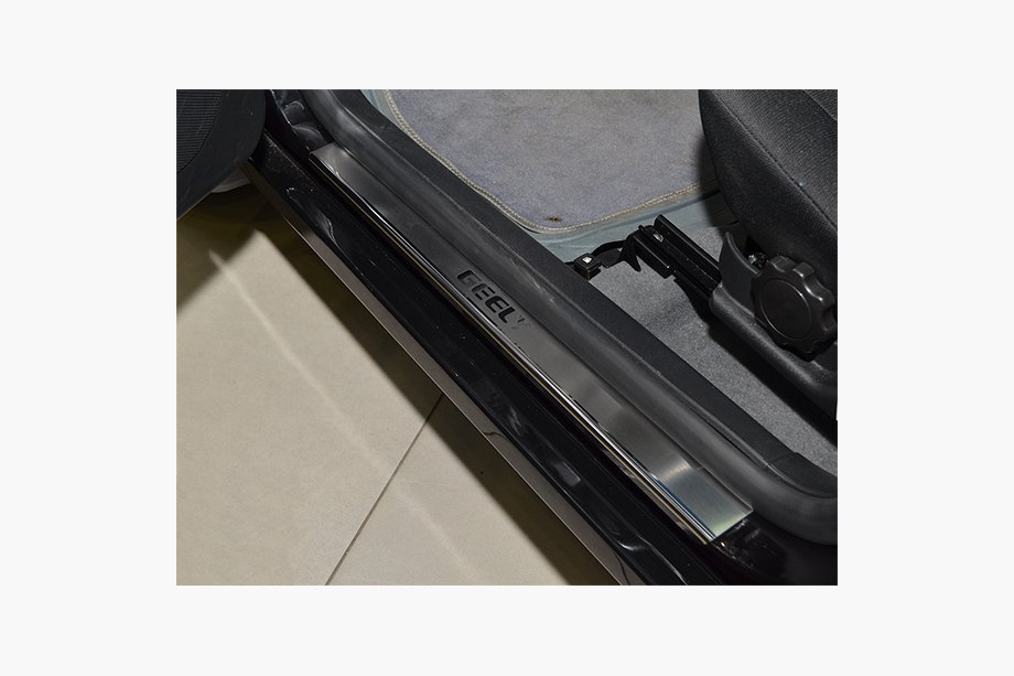 Geely CK-2 2008–2016 Dørtrinslister Natanika Premium (4 stk., rustfrit stål) Image