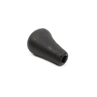OEM gearknop (kunstlæder, sort perforeret) foto 2