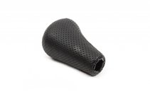 BMW 3-serie E30 1982–1994 OEM gearknop (kunstlæder, sort perforeret) foto 2