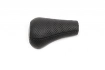 BMW 3-serie E30 1982–1994 OEM gearknop (kunstlæder, sort perforeret) foto 3