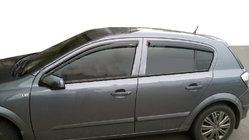 Opel Astra H 2004–2013 Vindafvisere til vinduer HB (4 stk., HIC) foto 7