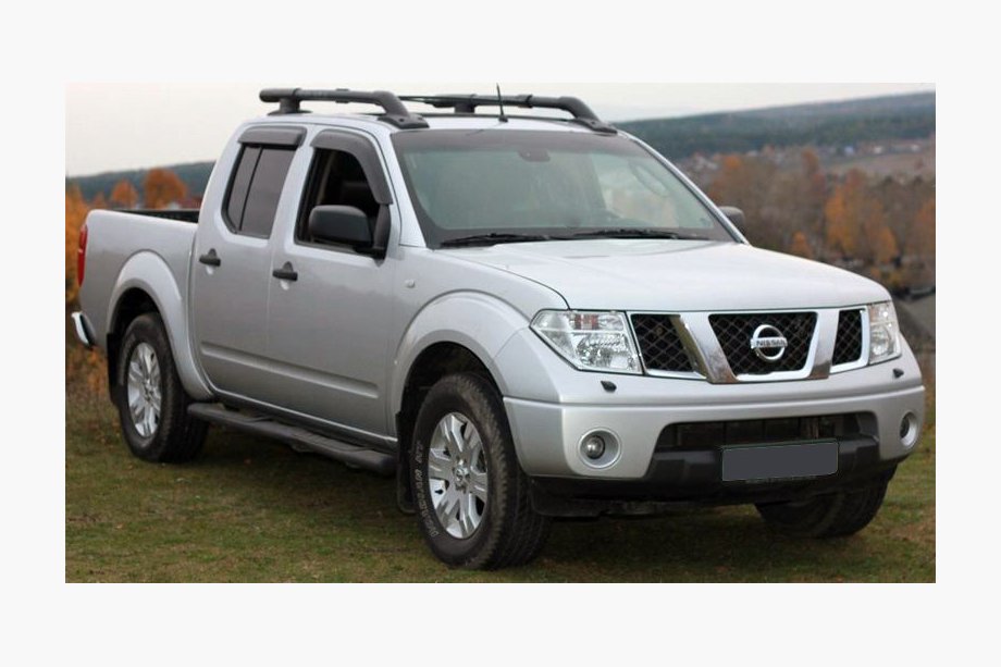 Nissan Navara 2006–2015 Vindafvisere til sideruder (4 stk., Niken) Image