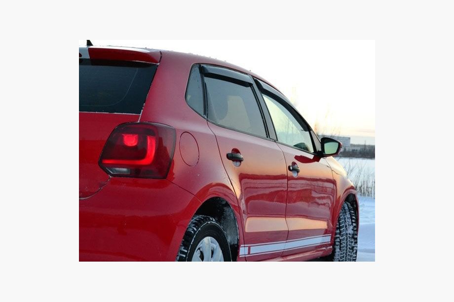 Volkswagen Polo 2010–2017 Vindafvisere HB (4 stk., Niken) Image