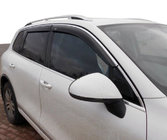 Volkswagen Tiguan 2007–2016 Vindafvisere til sideruder med kromliste (4 stk., Niken) foto 1