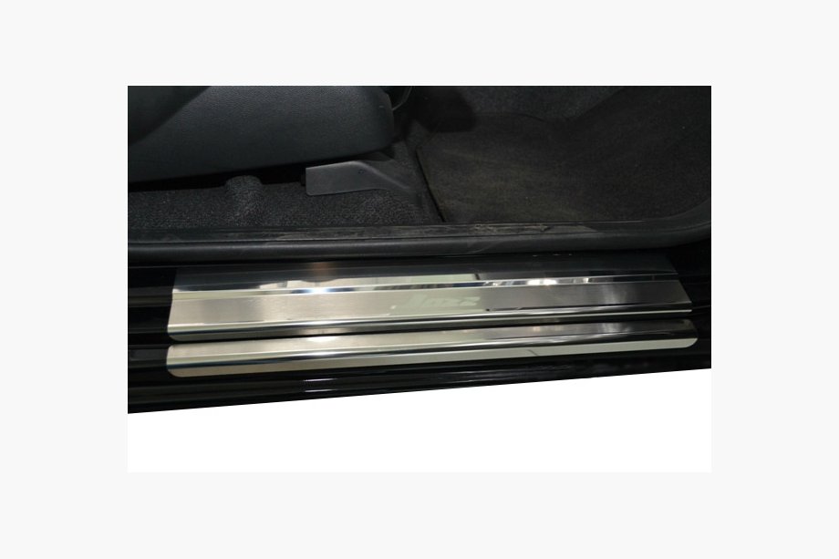 Honda FIT/Jazz 2009–2013 Natanika Premium dørtrinslister (8 stk., rustfrit stål) Image