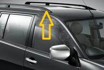 Mitsubishi Pajero Wagon III 1999–2006 Tagrælinger i originalt design (2 stk.) foto 2
