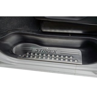 Krom dørtrinslister OmsaLine (3 stk., rustfrit stål) Hyundai H200, H1, Starex 1998–2007 foto 1