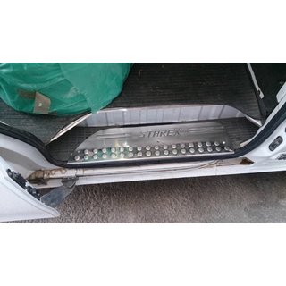 Krom dørtrinslister OmsaLine (3 stk., rustfrit stål) Hyundai H200, H1, Starex 1998–2007 foto 3