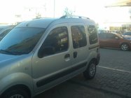 Renault Kangoo 1998–2008 Krom tagrælinger Standard base, plastfødder foto 3