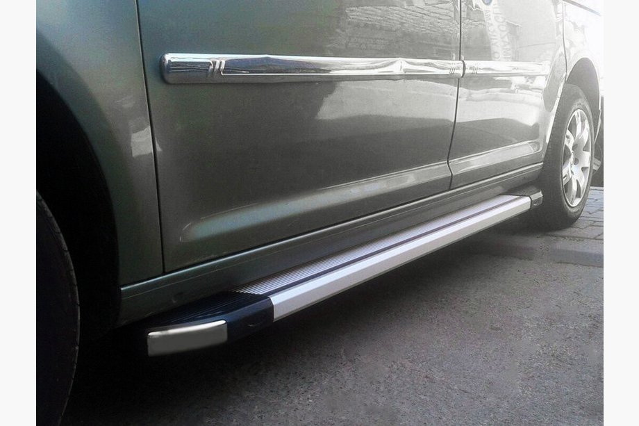 Volkswagen Caddy 2010–2015 Sidetrin Rainbow (2 stk., aluminium) Image
