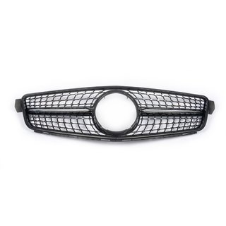 Frontgrill Diamond Black Mercedes C-class W204 2007–2015 foto 2
