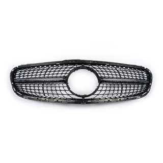 Front kølergrill Diamond Black (til Avantgarde og AMG-Line, 2013-2016) foto 2