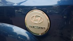 Hyundai Tucson JM 2004– Tankklap cover i rustfrit stål foto 6